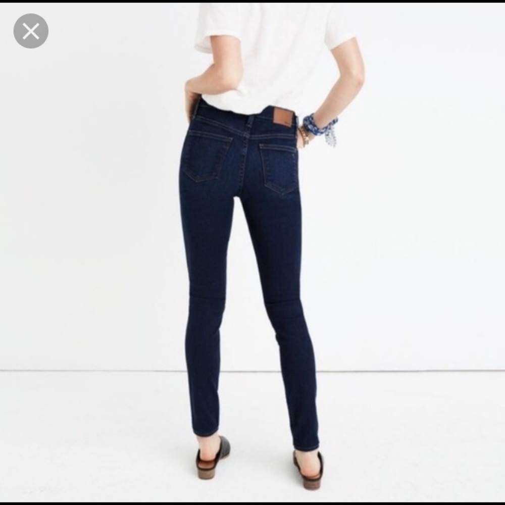 Madewell Skinny Jeans Dark Wash